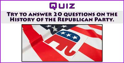 Quiz History of Republican Party